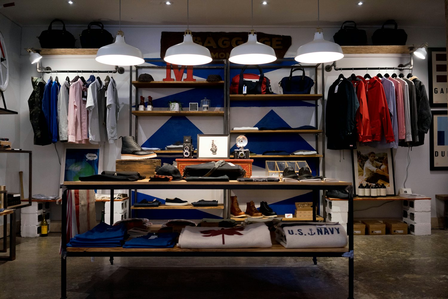 Interior of an independent retail shop